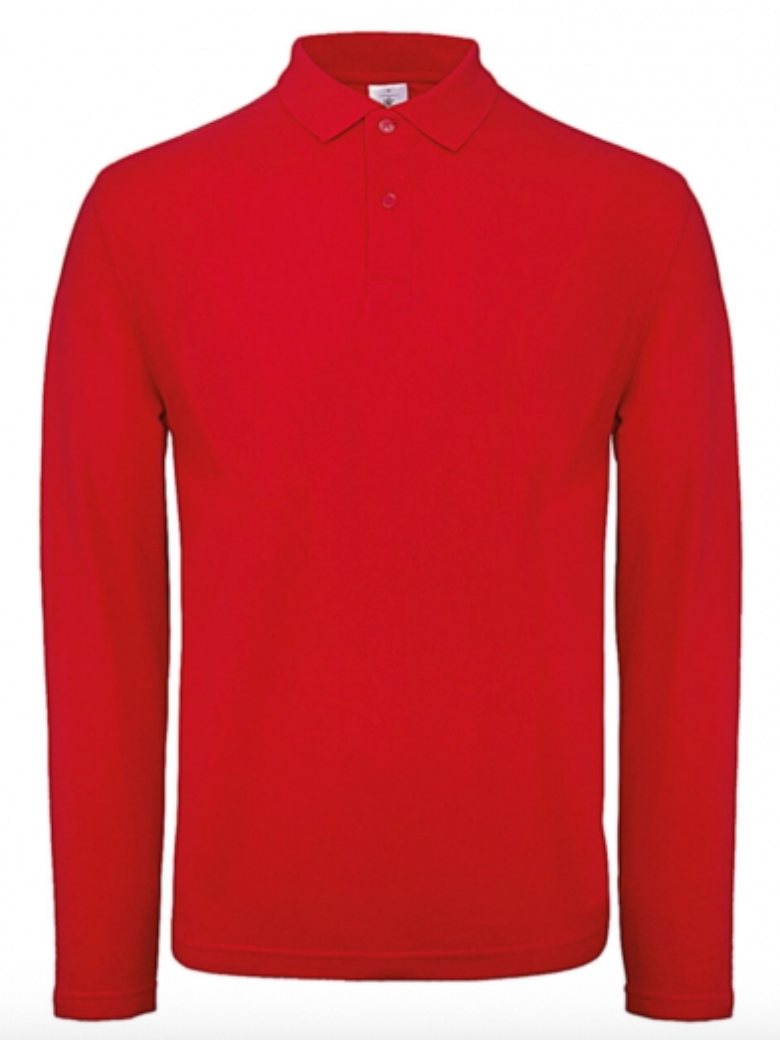 Polo manches longues homme