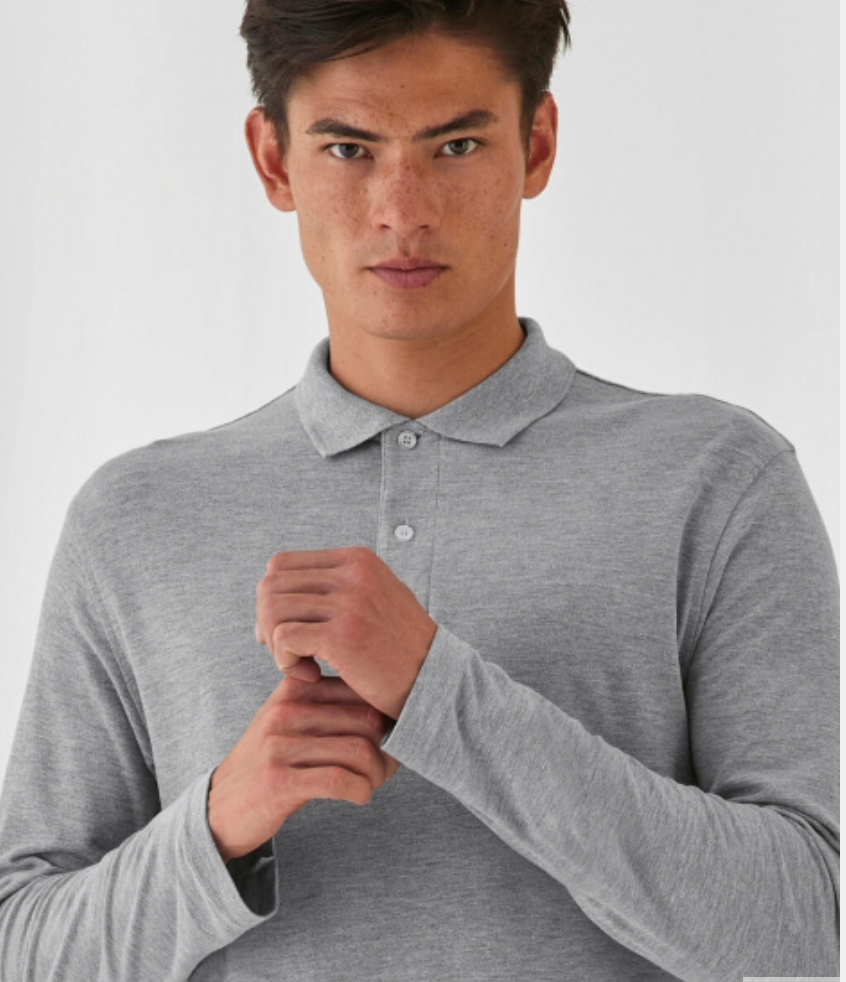 Polo manches longues homme