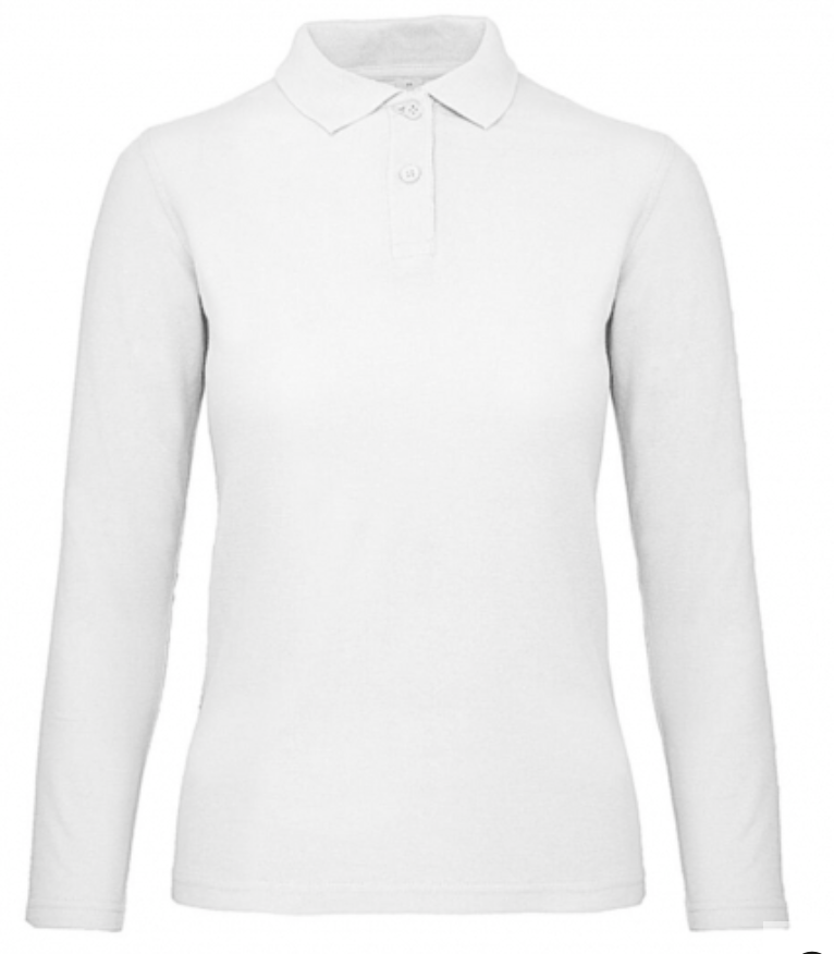 Polo manches longues femme