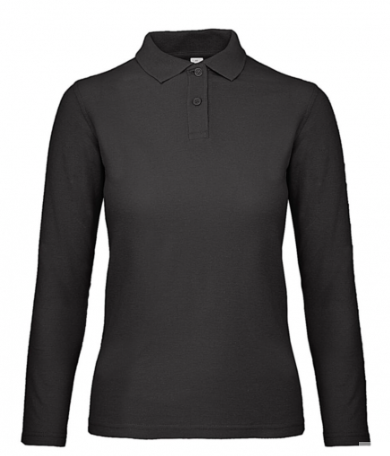 Polo manches longues femme