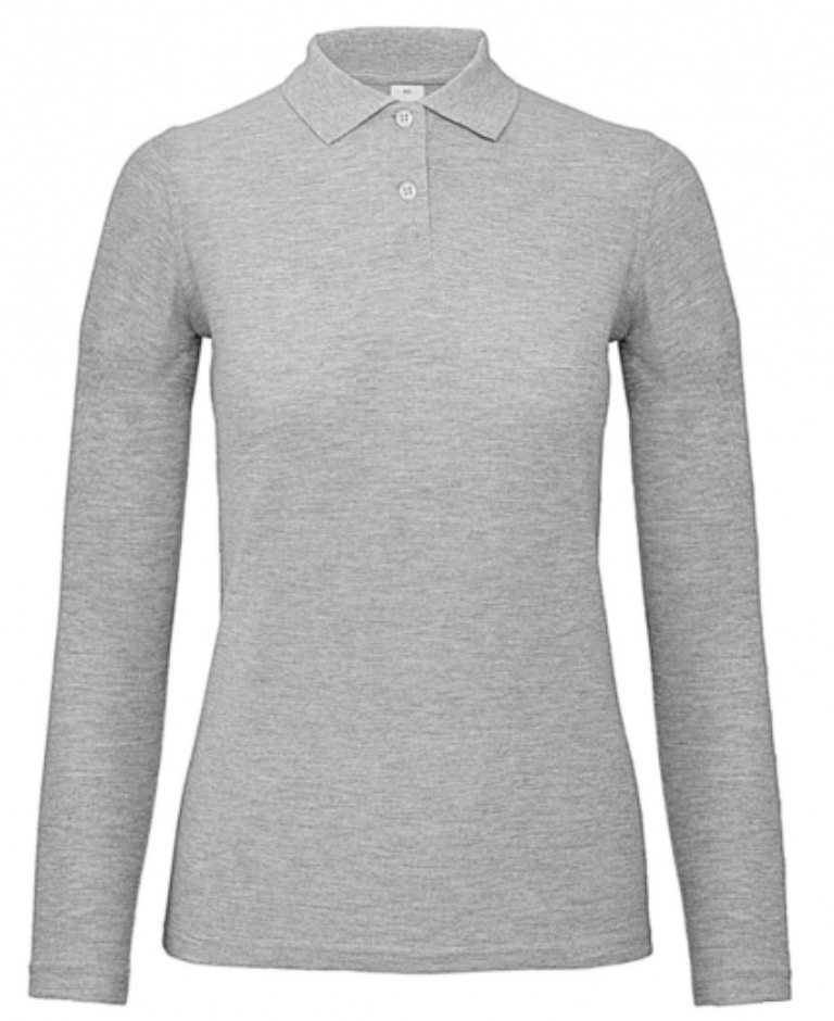 Polo manches longues femme