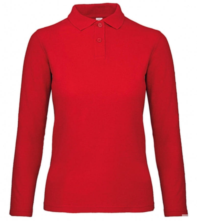 Polo manches longues femme