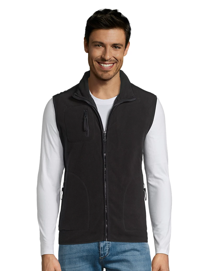 Gilet polaire sans manches unisexe