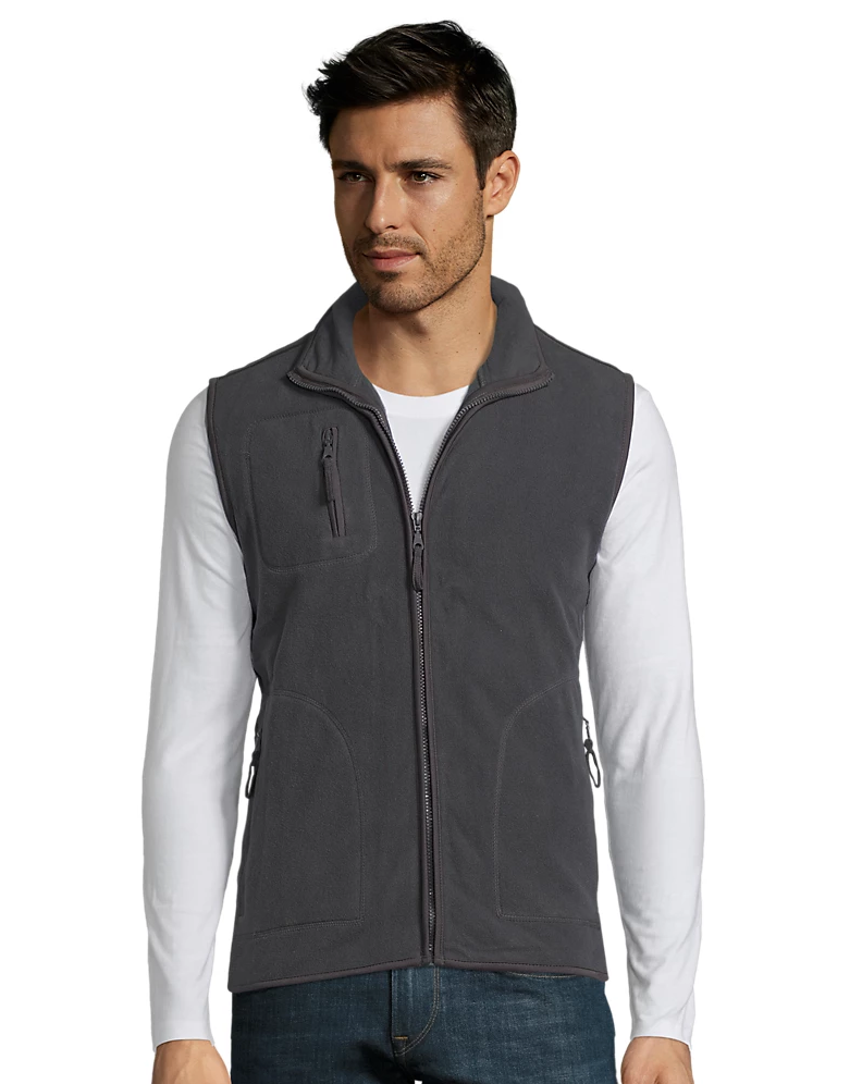 Gilet polaire sans manches unisexe