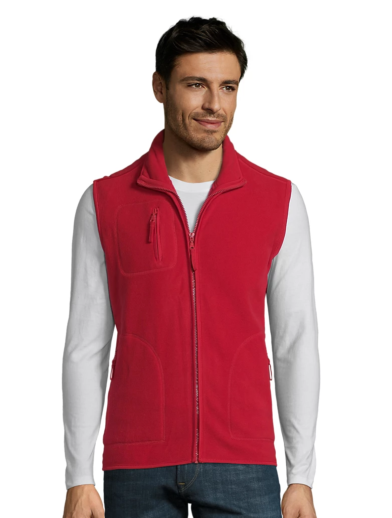 Gilet polaire sans manches unisexe