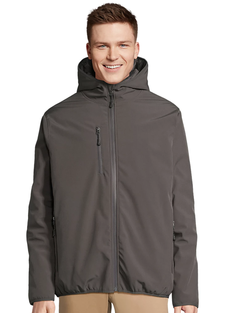 Veste softshell doublé doudoune avec manches homme