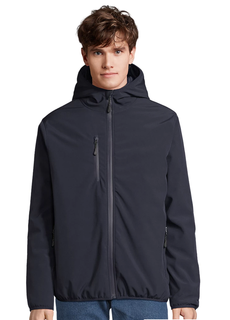 Veste softshell doublé doudoune avec manches homme