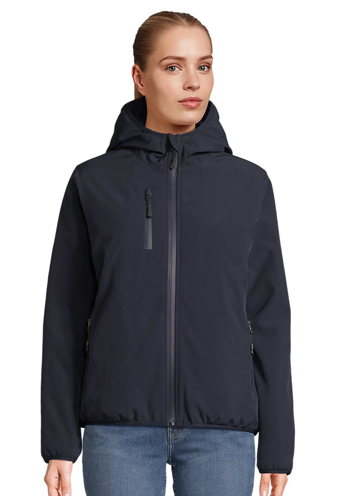 Veste softshell doublé doudoune avec manches femme