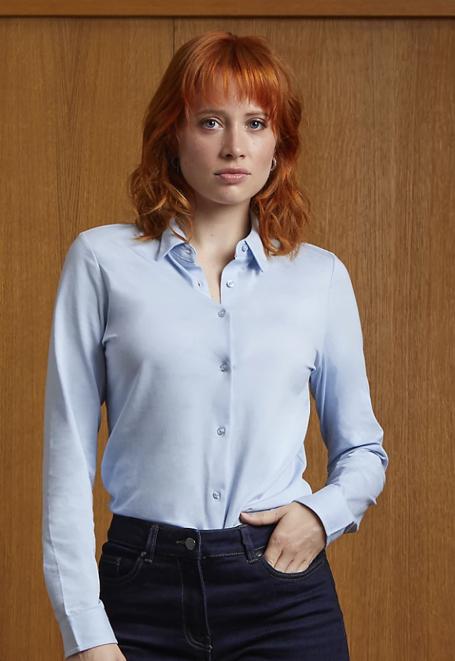 Chemise en jersey femme