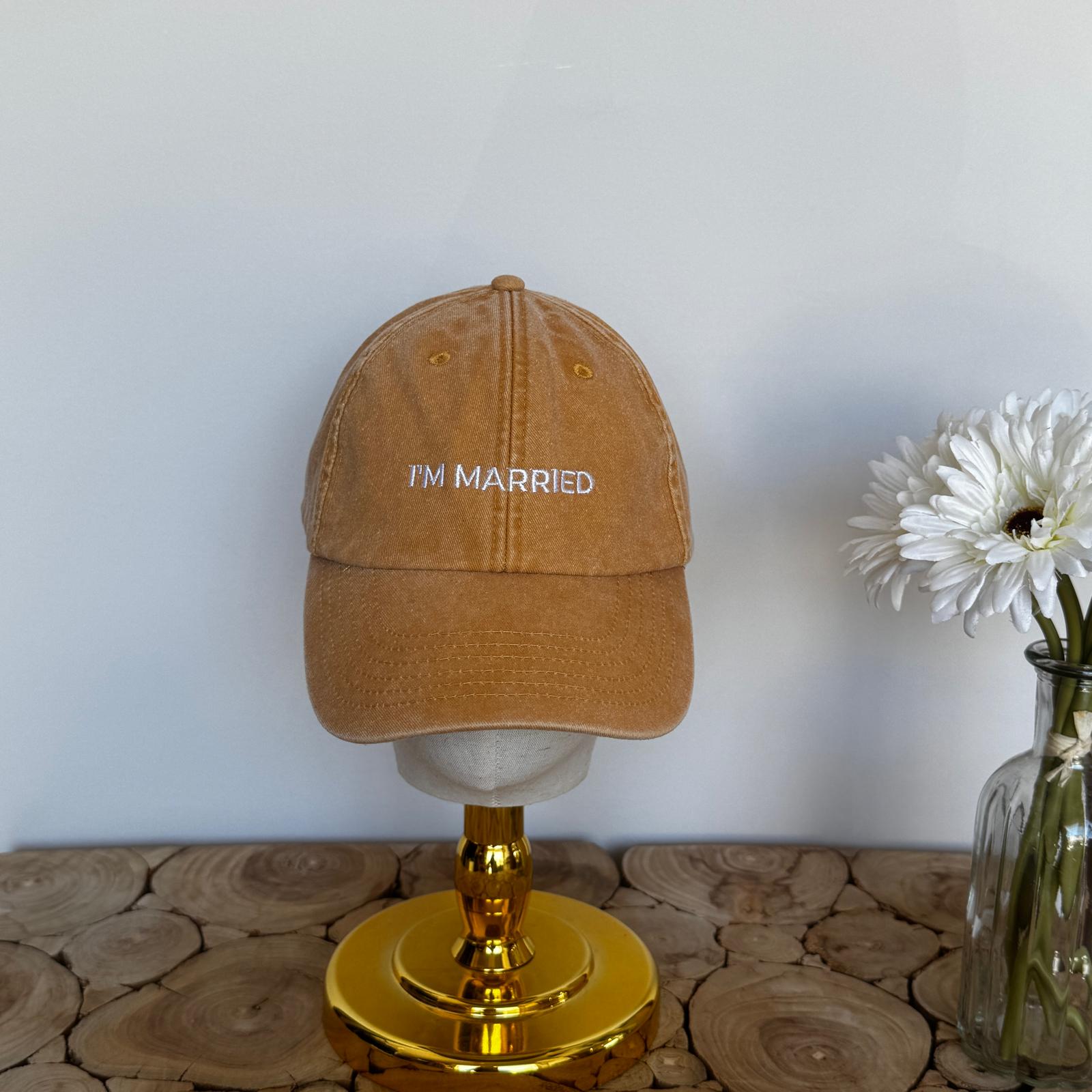 casquette vintage I'm married