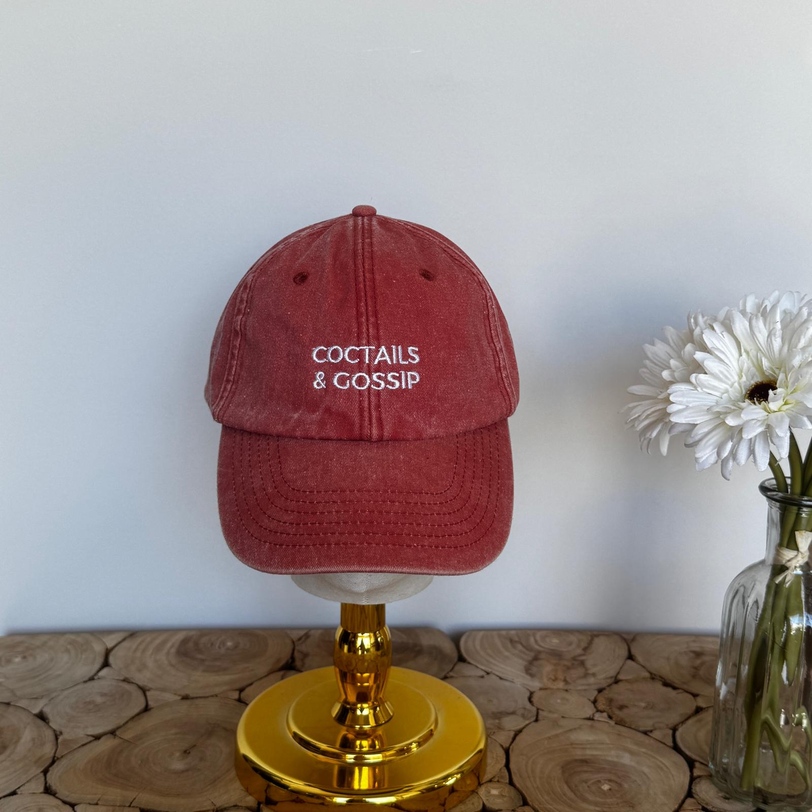 Casquette vintage Cocktails & Gossip