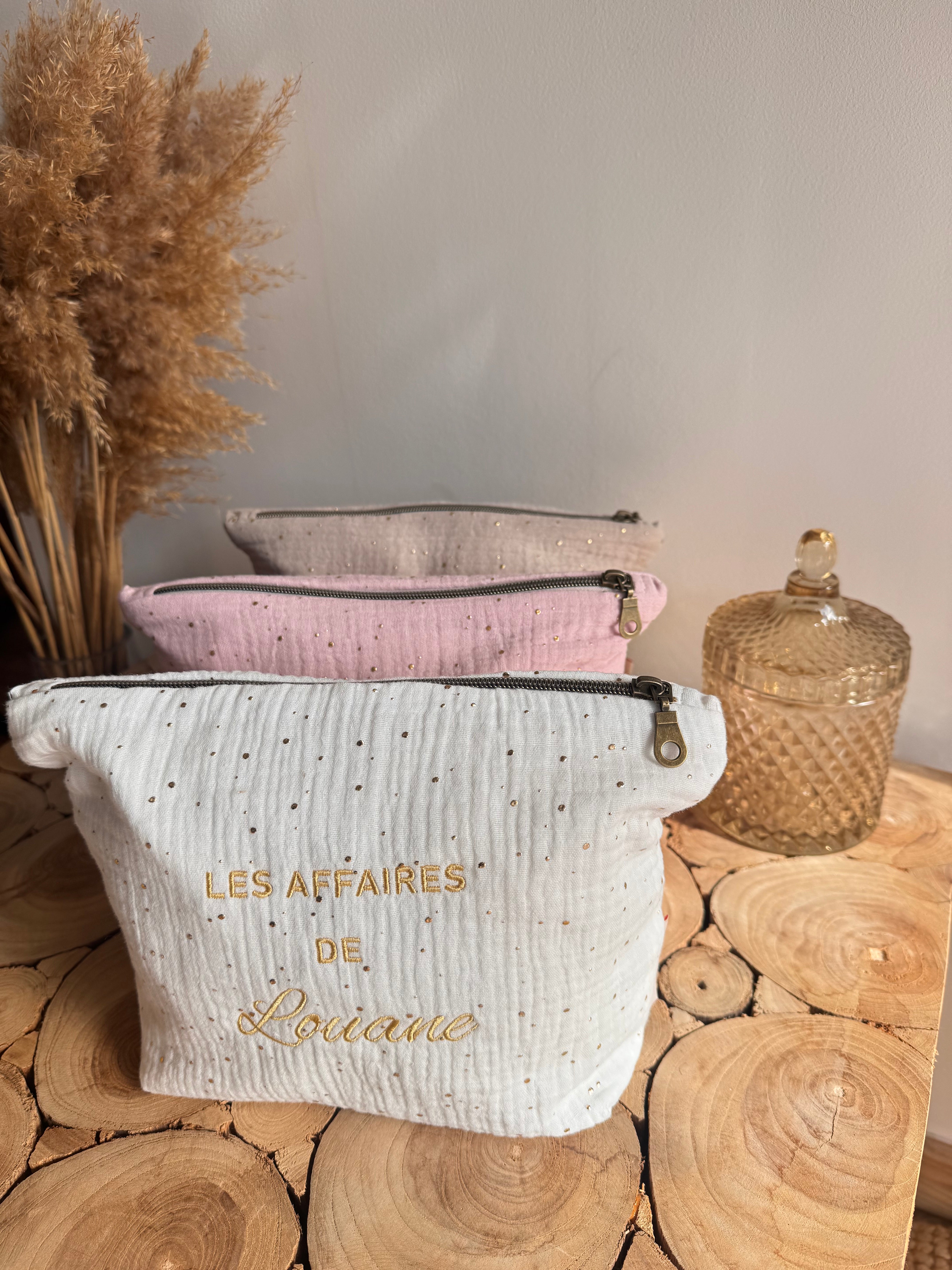 Pochette Gaze de coton 100% Personnalisable