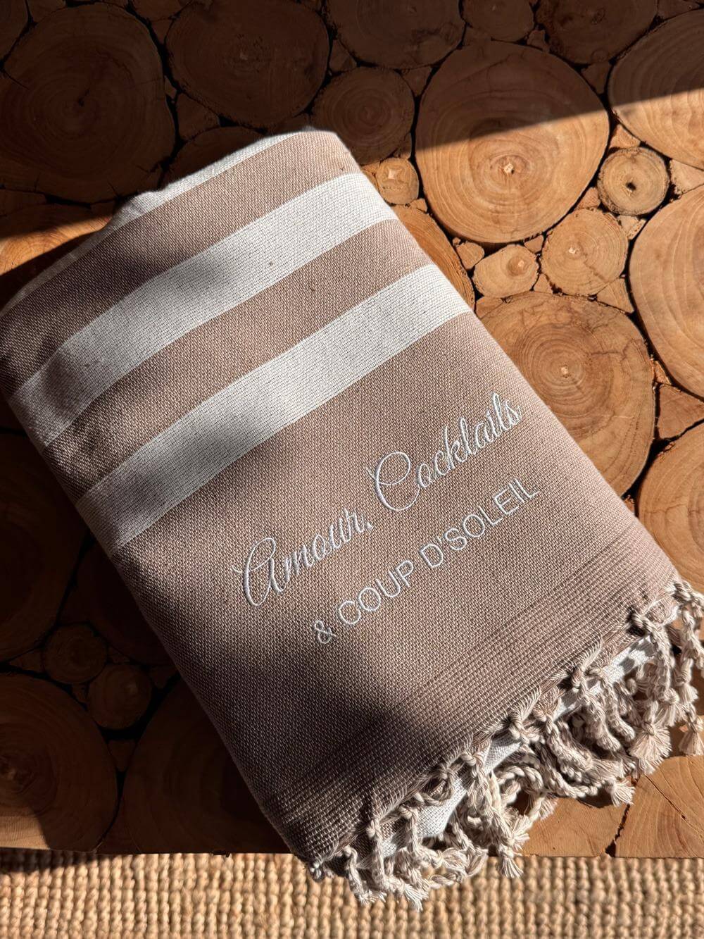 Fouta Eponge - 100% Personnalisable