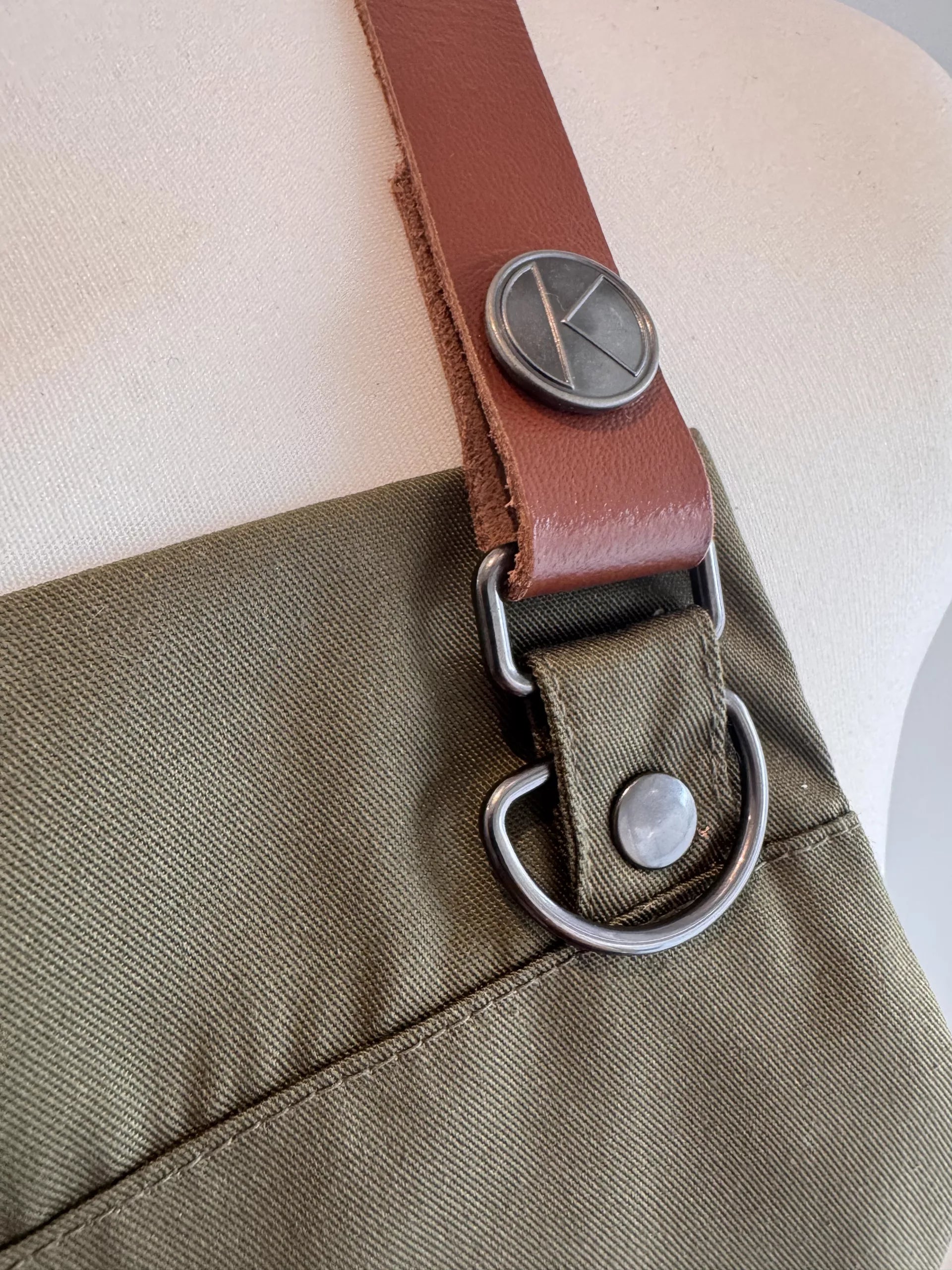 Tablier en cuir