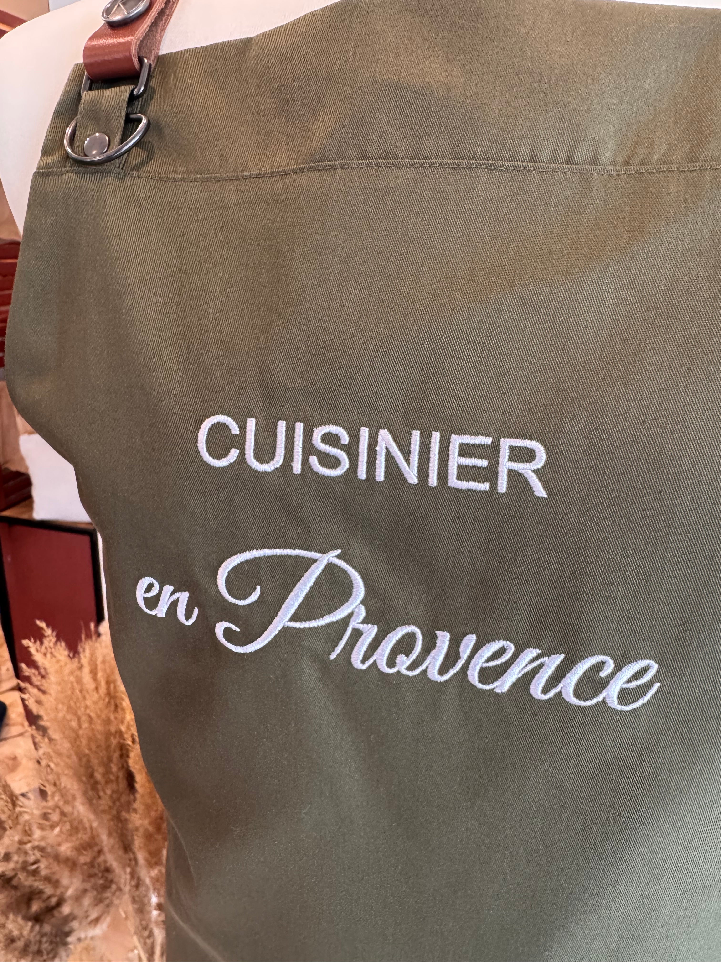 Tablier en cuir