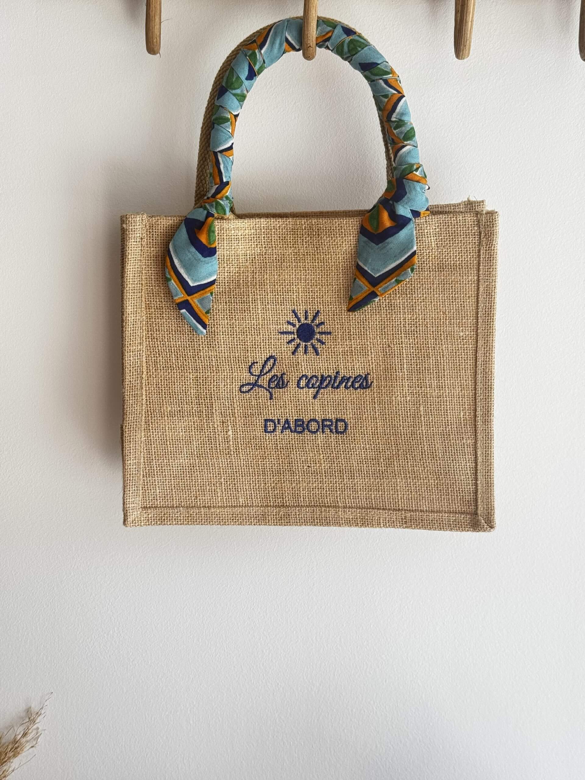 Petit format - Ruban como - Les copines d'abord - Broderie bleu nuit