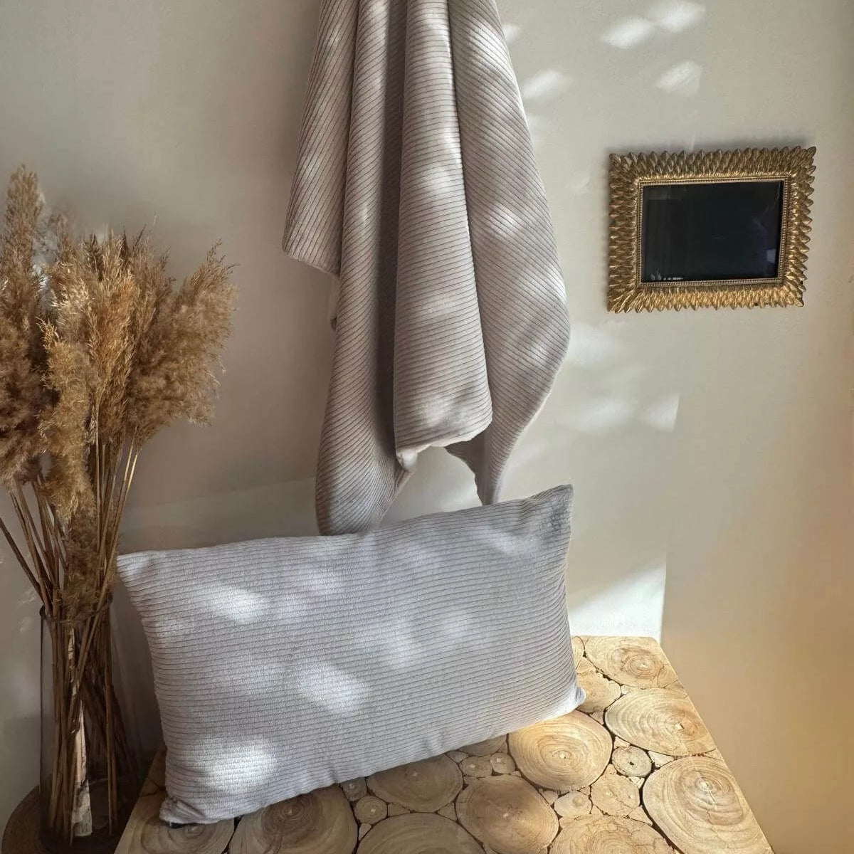 Parure bébé – Plaids + coussin Velours