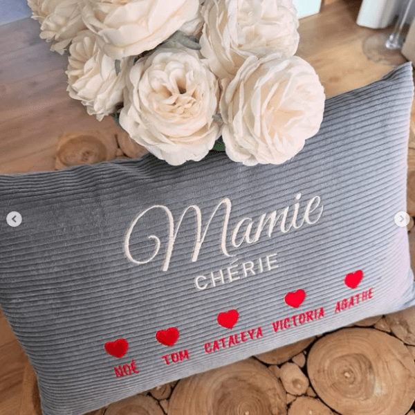 Coussin de Famille - 100% Personnalisable