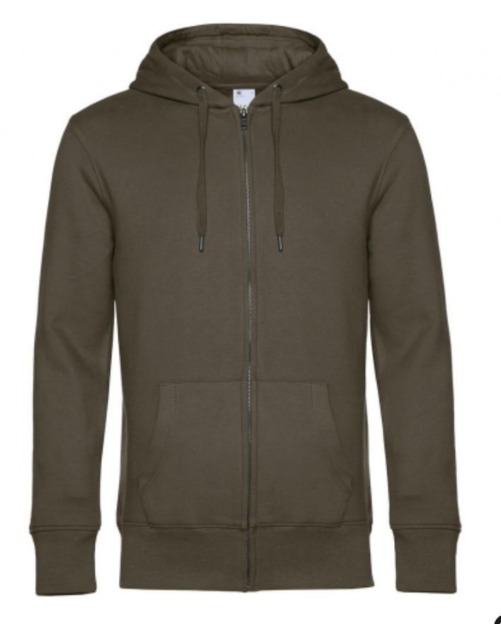 Pull zip hood