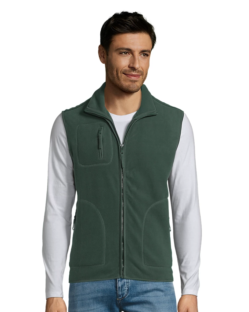 Gilet polaire sans manches unisexe