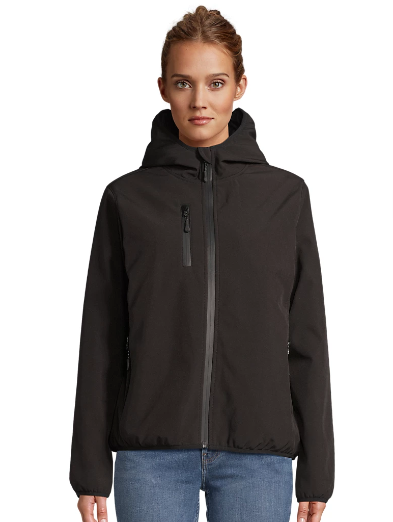 Veste softshell doublé doudoune avec manches femme