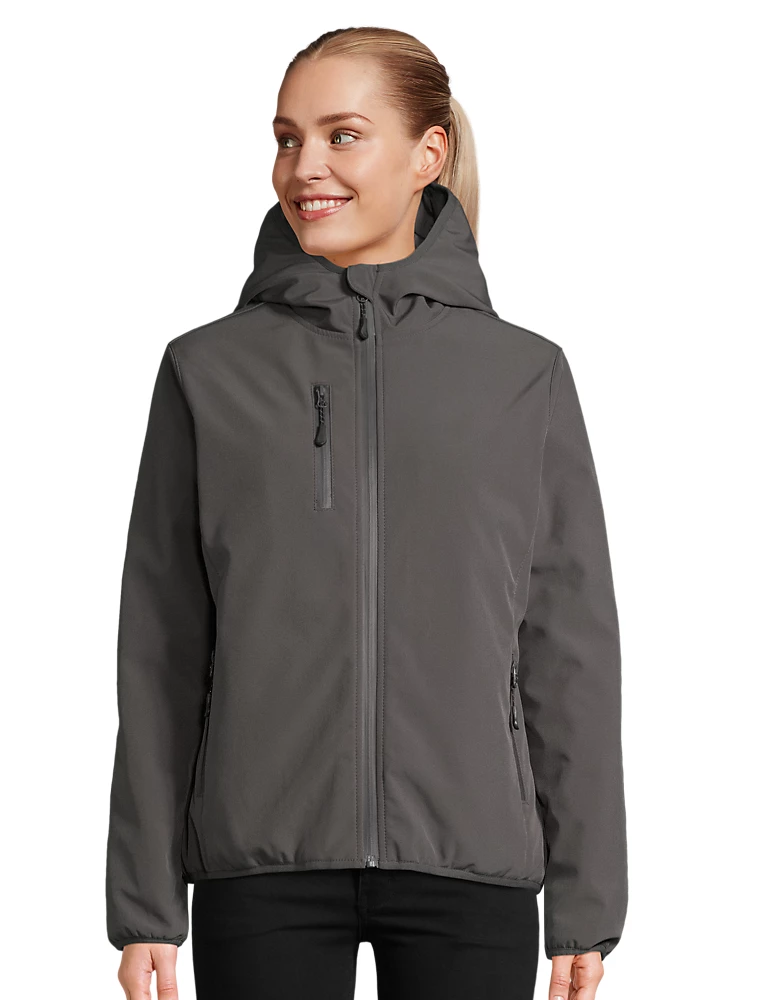 Veste softshell doublé doudoune avec manches femme