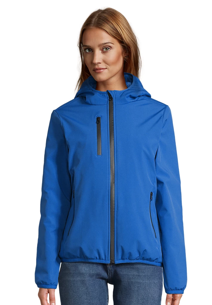 Veste softshell doublé doudoune avec manches femme