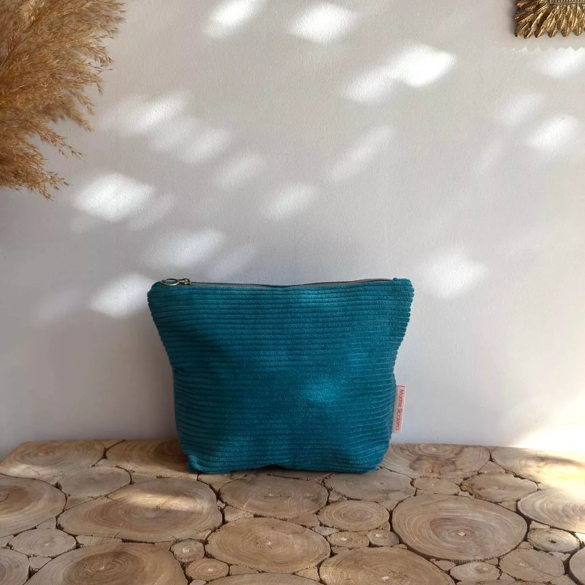 Pochette Velours côtelé 100% Personnalisable