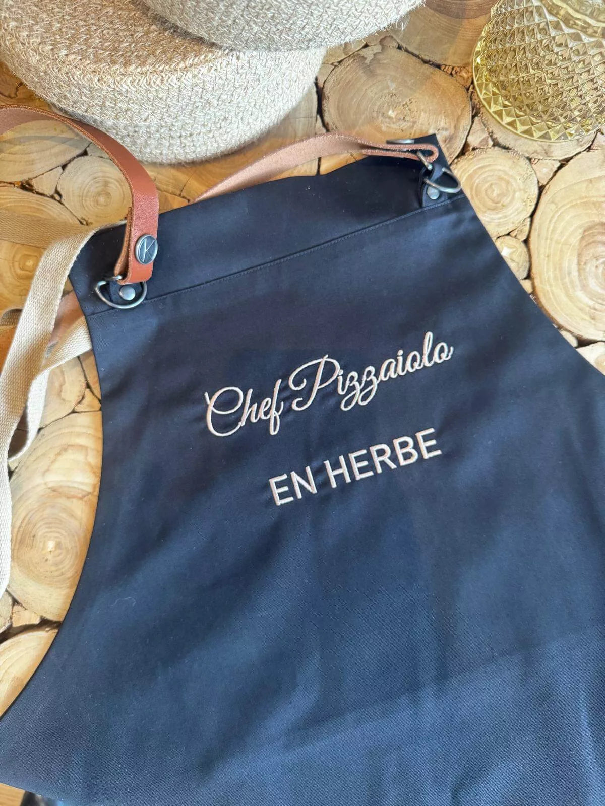 Tablier en cuir