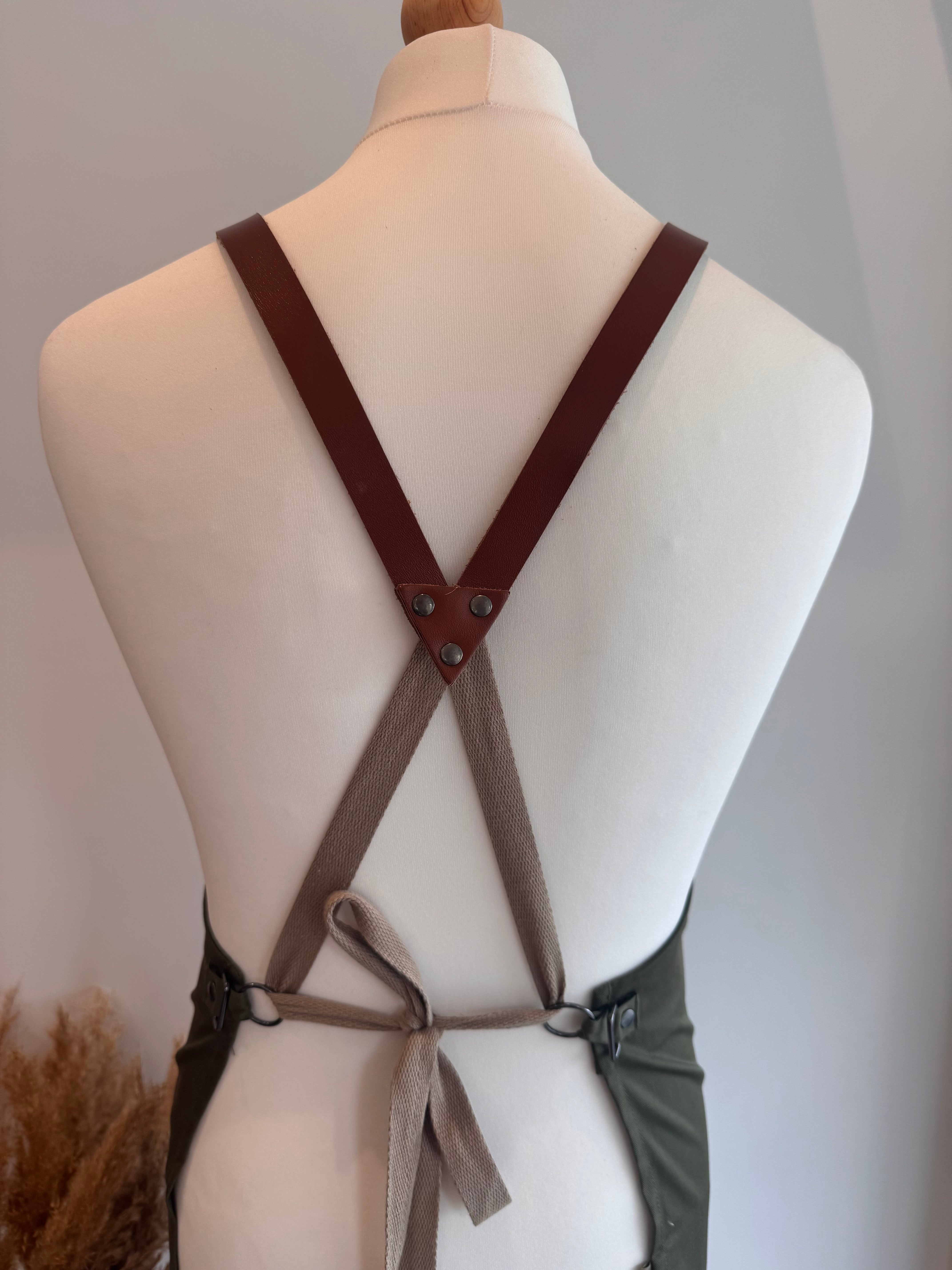 Tablier en cuir