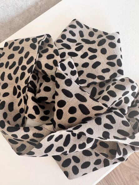 Grand format - Ruban Léopard Noir – Image 3