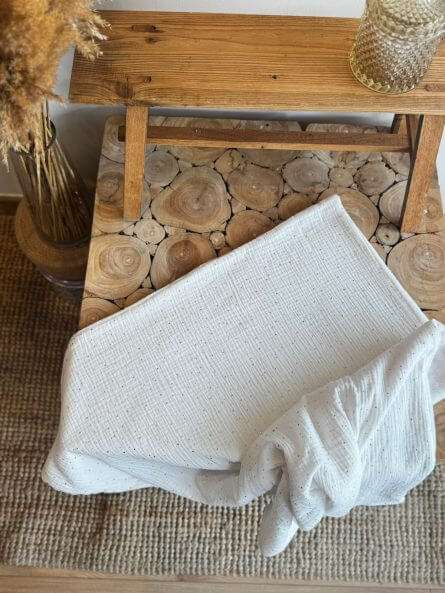 Plaid gaze de coton – Image 1