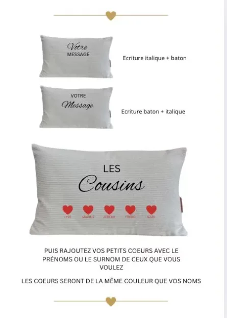 Coussin de famille – Image 3