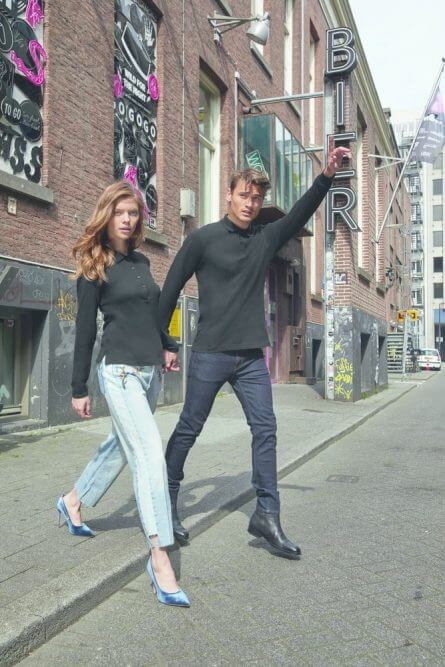 Homme  Polo manches longues – Image 1